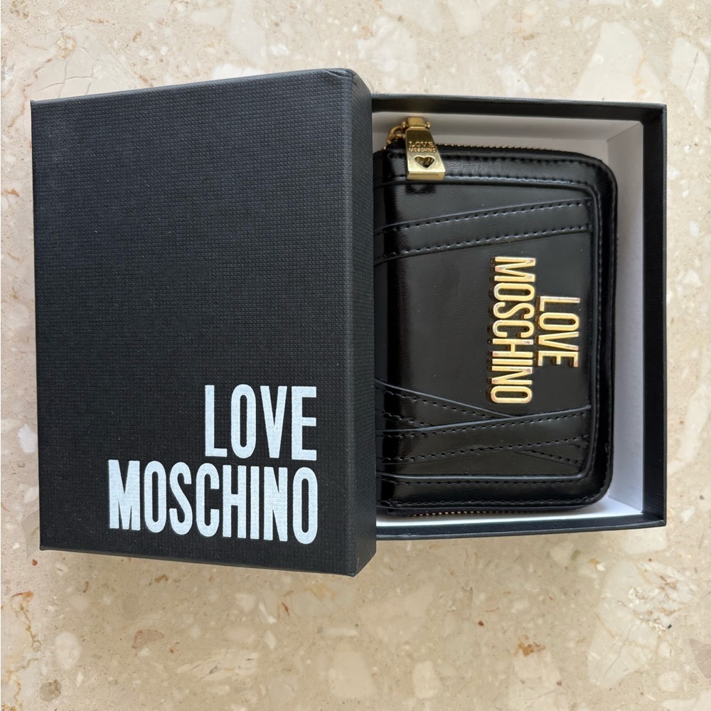 Love Moschino Black Wallet